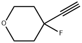 2H-Pyran, 4-ethynyl-4-fluorotetrahydro- Struktur