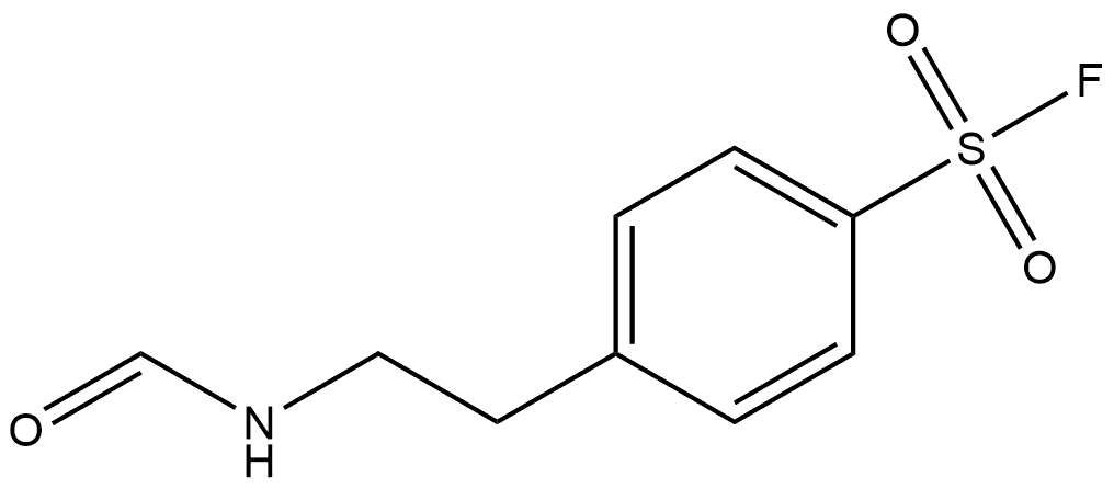 4-(2-formamidoethyl)benzenesulfonyl fluoride Struktur