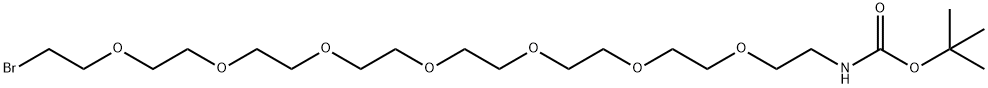 Br-PEG7-NHBoc Struktur