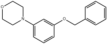 Morpholine, 4-[3-(phenylmethoxy)phenyl]- Struktur