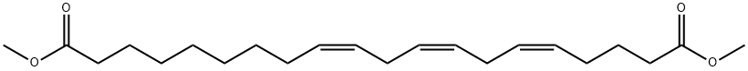 5,8,11-Eicosatrienedioic acid, 1,20-dimethyl ester, (5Z,8Z,11Z)- Struktur