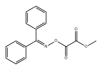 Acetic acid, 2-[[(diphenylmethylene)amino]oxy]-2-oxo-, methyl ester Struktur