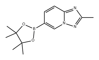 [1,2,4]Triazolo[1,5-a]pyridine, 2-methyl-6-(4,4,5,5-tetramethyl-1,3,2-dioxaborolan-2-yl)- Struktur