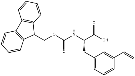 L-Phenylalanine, 3-ethenyl-N-[(9H-fluoren-9-ylmethoxy)carbonyl]- Struktur