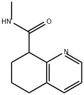 8-Quinolinecarboxamide, 5,6,7,8-tetrahydro-N-methyl- Struktur