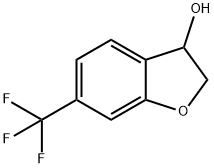 2,3-Dihydro-6-(trifluoromethyl)-3-benzofuranol Struktur