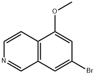 Isoquinoline, 7-bromo-5-methoxy- Struktur