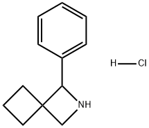 2-Azaspiro[3.3]heptane, 1-phenyl-, hydrochloride (1:1) Struktur