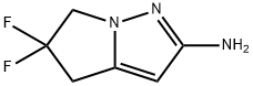 4H-Pyrrolo[1,2-b]pyrazol-2-amine, 5,5-difluoro-5,6-dihydro- Struktur