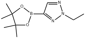 2H-1,2,3-Triazole, 2-ethyl-4-(4,4,5,5-tetramethyl-1,3,2-dioxaborolan-2-yl)- Struktur