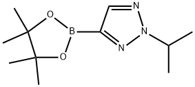 2H-1,2,3-Triazole, 2-(1-methylethyl)-4-(4,4,5,5-tetramethyl-1,3,2-dioxaborolan-2-yl)- Struktur