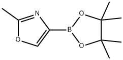 Oxazole, 2-methyl-4-(4,4,5,5-tetramethyl-1,3,2-dioxaborolan-2-yl)- Struktur