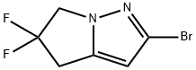 2-Bromo-5,5-difluoro-5,6-dihydro-4H-pyrrolo[1,2-b]pyrazole Struktur