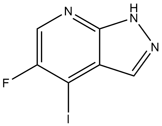 5-Fluoro-4-iodo-1H-pyrazolo[3,4-b]pyridine Struktur