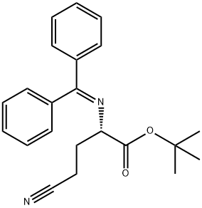 Butanoic acid, 4-cyano-2-[(diphenylmethylene)amino]-, 1,1-dimethylethyl ester, (2S)-