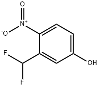 Phenol, 3-(difluoromethyl)-4-nitro- Struktur