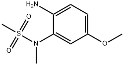 Methanesulfonamide, N-(2-amino-5-methoxyphenyl)-N-methyl- Struktur