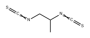 Propane, 1,2-diisothiocyanato- Struktur