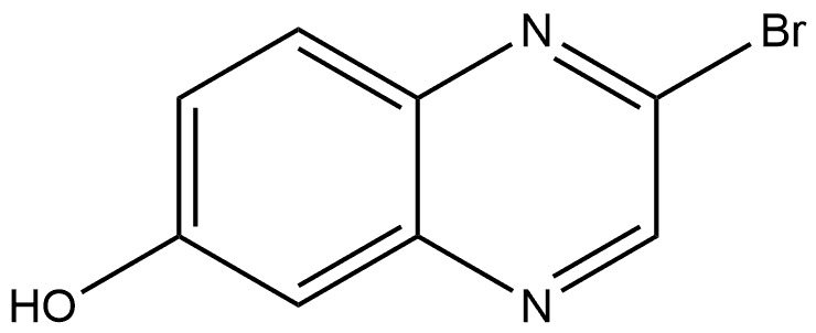 2-Bromo-6-quinoxalinol Struktur