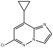 Imidazo[1,2-b]pyridazine, 6-chloro-8-cyclopropyl- Struktur