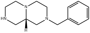 (9aS)-Octahydro-2-(phenylmethyl)-2H-pyrazino[1,2-a]pyrazine Struktur