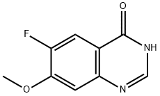 4(3H)-Quinazolinone, 6-fluoro-7-methoxy- Struktur