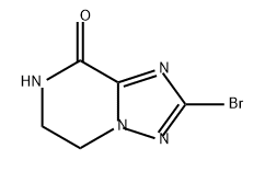 [1,2,4]Triazolo[1,5-a]pyrazin-8(5H)-one, 2-bromo-6,7-dihydro- Struktur