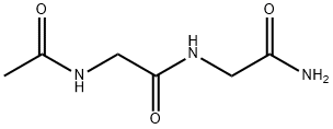 Glycinamide, N-acetylglycyl- Struktur