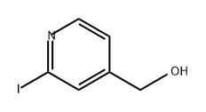 4-Pyridinemethanol, 2-iodo- Struktur