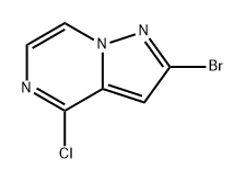 Pyrazolo[1,5-a]pyrazine, 2-bromo-4-chloro- Struktur