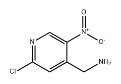 4-Pyridinemethanamine, 2-chloro-5-nitro- Struktur