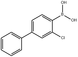 Boronic acid, B-(3-chloro[1,1'-biphenyl]-4-yl)- Struktur