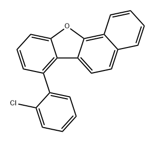 Benzo[b]naphtho[2,1-d]furan, 7-(2-chlorophenyl)- Struktur