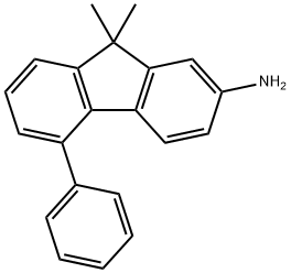 9,9-Dimethyl-5-phenyl-9H-fluoren-2-amine Struktur