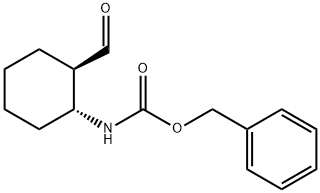 Carbamic acid, [(1R,2R)-2-formylcyclohexyl]-, phenylmethyl ester (9CI) Struktur