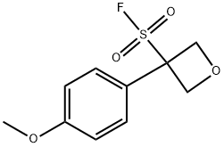 3-(4-Methoxyphenyl)oxetane-3-sulfonyl fluoride Structure