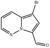 5-Bromopyrrolo[1,2-b]pyridazine-7-carboxaldehyde Struktur