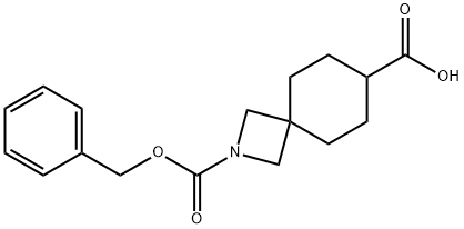 2-Azaspiro[3.5]nonane-2,7-dicarboxylic acid, 2-(phenylmethyl) ester Struktur