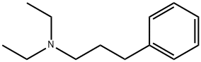 Benzenepropanamine, N,N-diethyl- Struktur