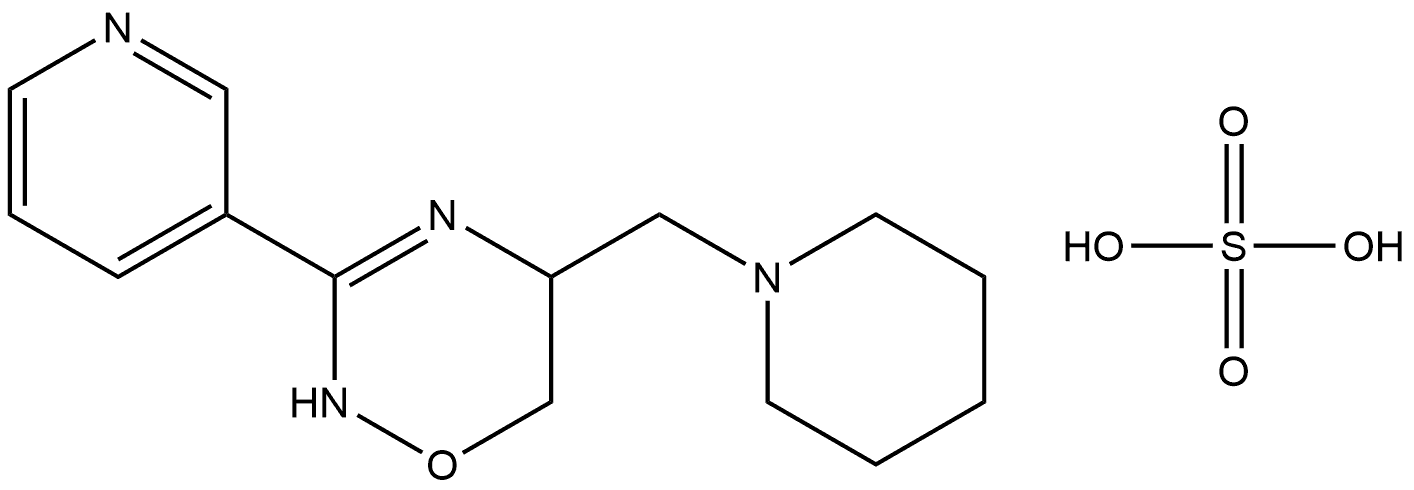 Iroxanadine sulfate Struktur