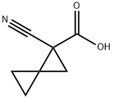 1-Cyanospiro[2.2]pentane-1-carboxylic acid Struktur