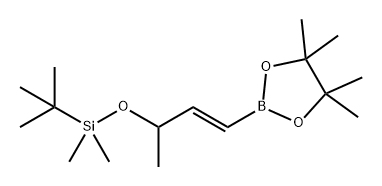 1,3,2-Dioxaborolane, 2-[(1E)-3-[[(1,1-dimethylethyl)dimethylsilyl]oxy]-1-buten-1-yl]-4,4,5,5-tetramethyl- Struktur