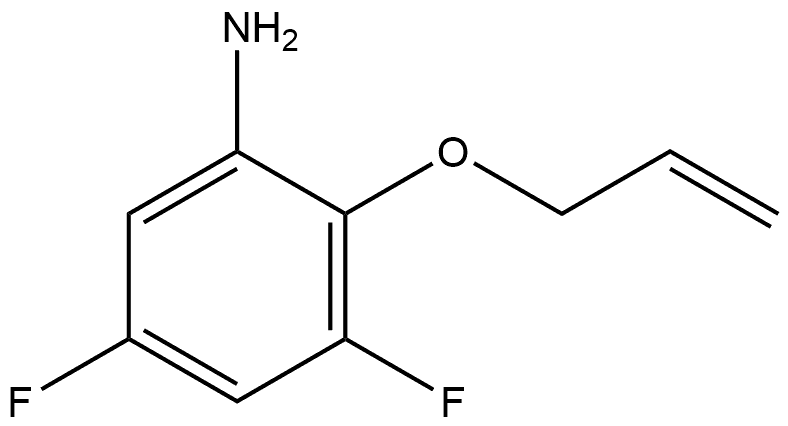 2-(allyloxy)-3,5-difluoroaniline Struktur