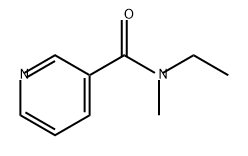 3-Pyridinecarboxamide, N-ethyl-N-methyl- Struktur