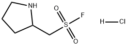 2-Pyrrolidinemethanesulfonyl fluoride, hydrochloride (1:1) Struktur