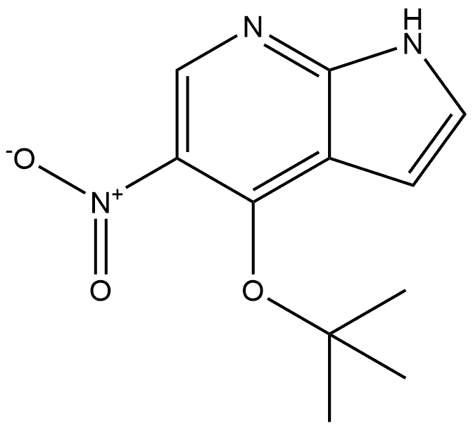 4-tert-butoxy-5-nitro-1H-pyrrolo[2,3-b]pyridine Struktur