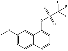 Methanesulfonic acid, 1,1,1-trifluoro-, 6-methoxy-4-quinolinyl ester