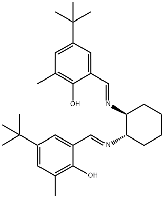 Phenol, 2,2'-[(1S,2S)-1,2-cyclohexanediylbis[(E)-nitrilomethylidyne]]bis[4-(1,1-dimethylethyl)-6-methyl- Struktur