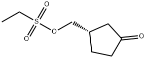 [(1S)-3-Oxocyclopentyl]methyl ethanesulfonate Struktur