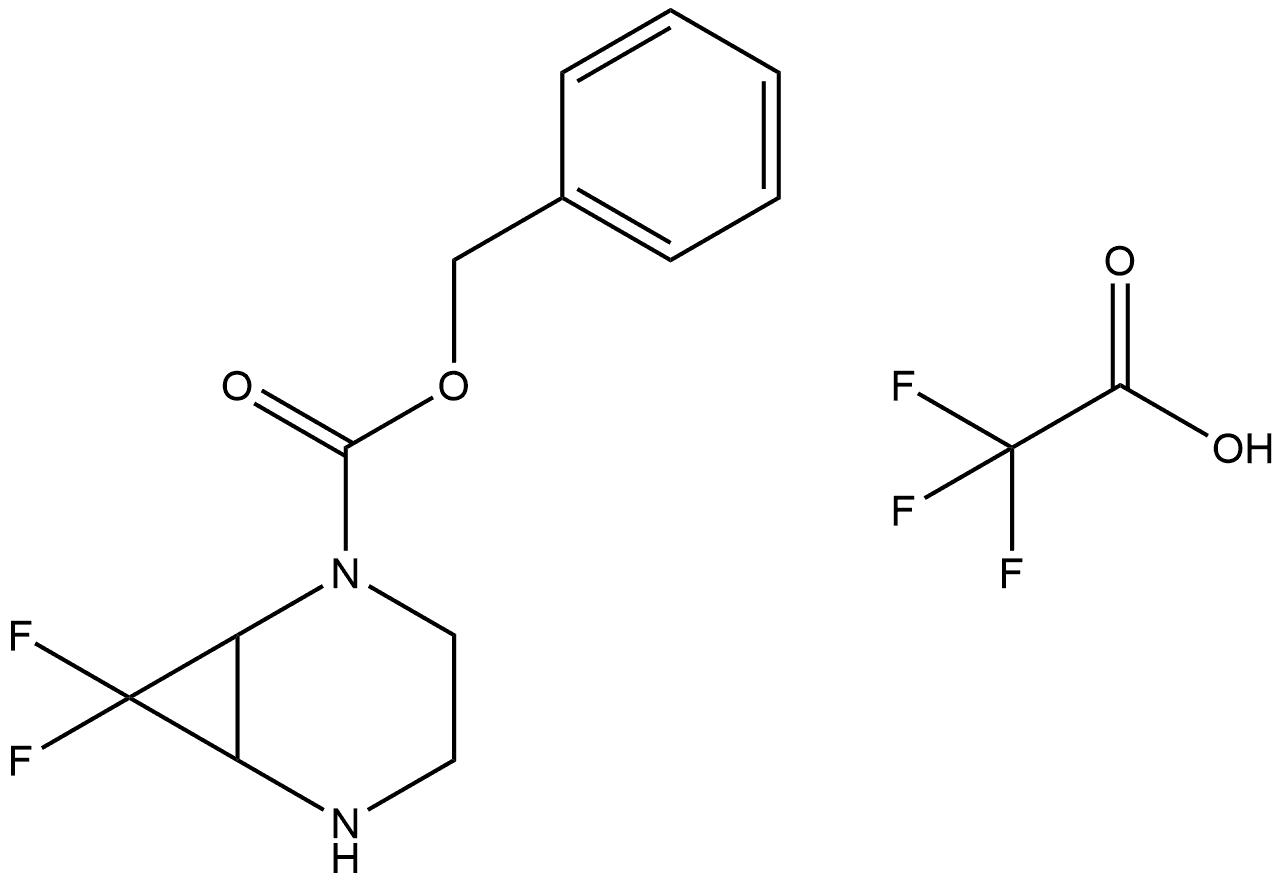 2,2,2-trifluoroacetic acid Struktur